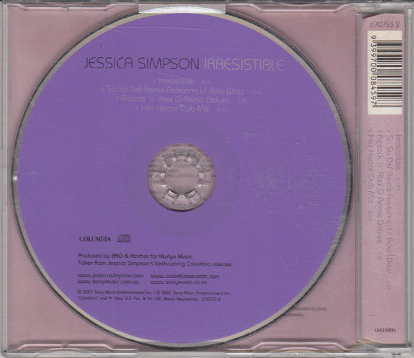 Jessica Simpson : Irresistible (CD, Single)