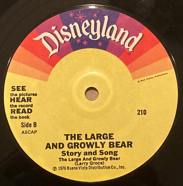 Unknown Artist : The Large And Growly Bear (7", Styrene)