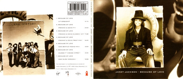 Janet Jackson : Because Of Love (CD, Single, Dig)