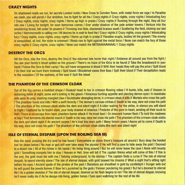 3 Inches Of Blood : Advance And Vanquish (CD, Album)