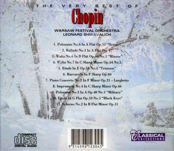 Chopin*, Warsaw Festival Orchestra, Leonard Shwavalich : The Very Best Of Chopin (CD)