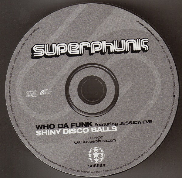 Who Da Funk : Shiny Disco Balls (CD, Maxi)