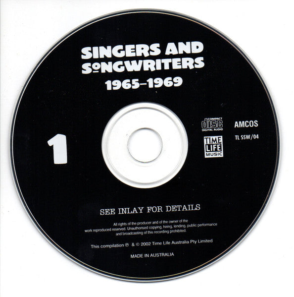 Various : Singers And Songwriters - 1965 - 1969 (2xCD, Comp)