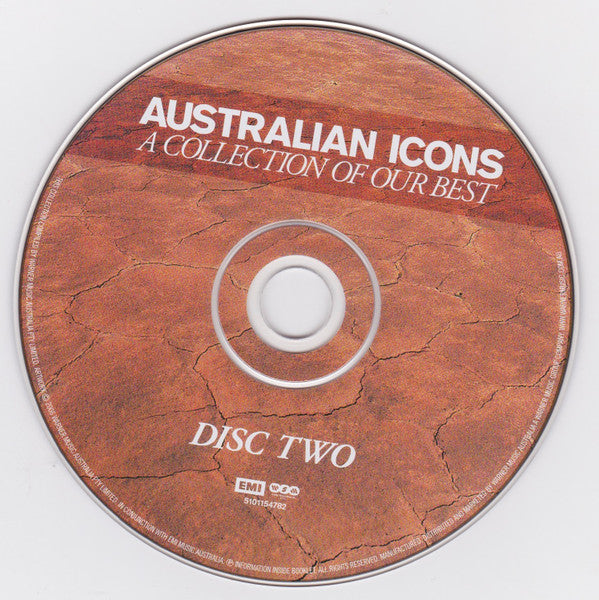 Various : Australian Icons (A Collection Of Our Best) (2xCD, Comp)