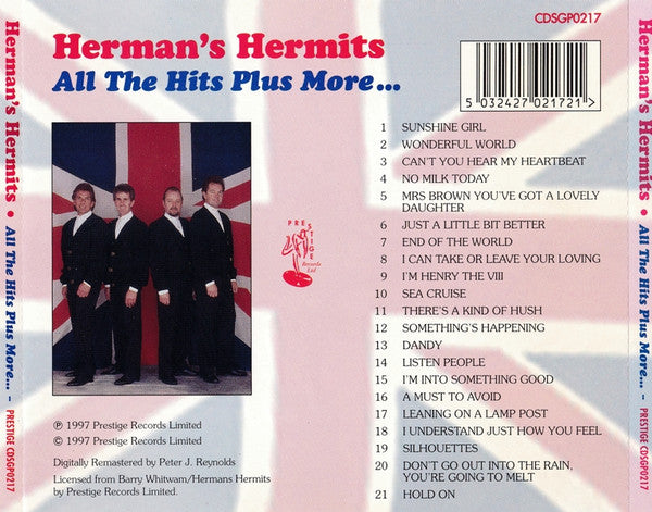 Herman's Hermits : All The Hits Plus More... (CD, Comp)