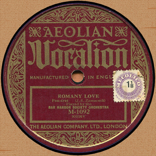 Emil Coleman & His Orchestra / The Bar Harbor Society Orchestra : Deedle-Deedle Dum / Romany Love (Shellac, 10")
