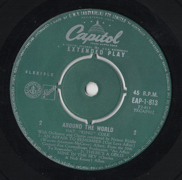 Nat King Cole With Nelson Riddle : Around The World (7", EP)