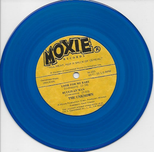Unknown Artist : Look For Me Babe (7", S/Sided, Blu)