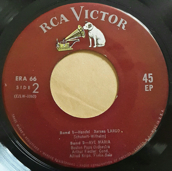 Boston Pops Orchestra, Arthur Fiedler : Golden Melodies (7", EP, Mono, RP)