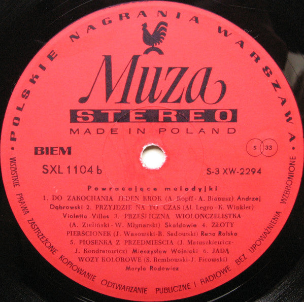 Various : Powracające Melodyjki (LP, Comp, Red)