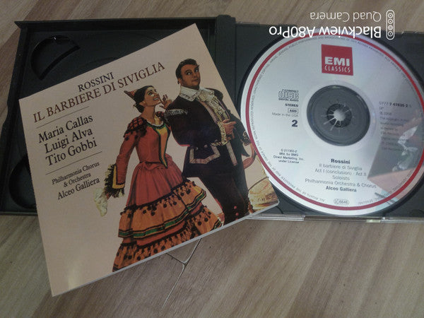 Rossini*, Maria Callas, Luigi Alva, Tito Gobbi, Philharmonia Chorus & Orchestra*, Alceo Galliera : Il Barbiere Di Siviglia (2xCD, Album, RE, RM + Box, Sli)