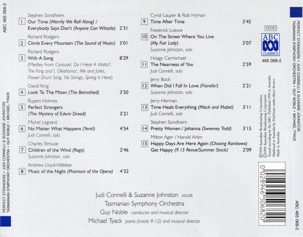 Judi Connelli & Suzanne Johnston : Perfect Strangers (CD, Album)