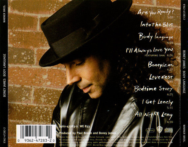 Boney James : Body Language (CD, Album)