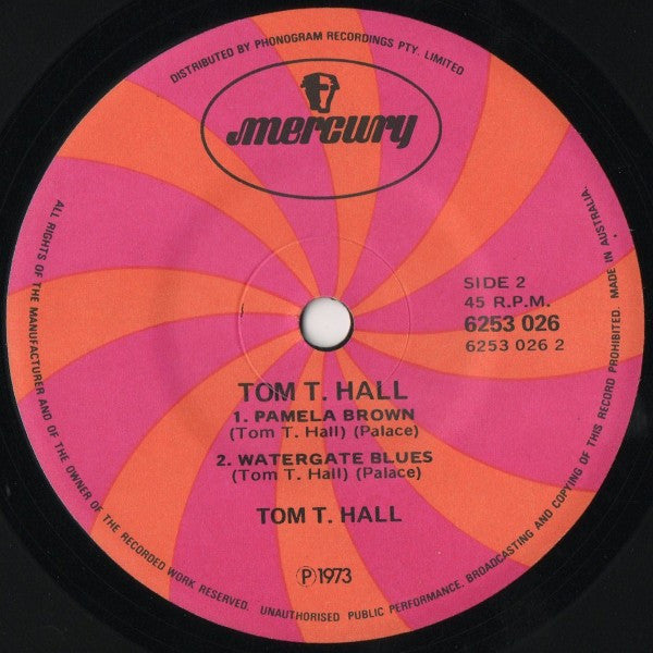 Tom T. Hall : Old Dogs, Children And Watermelon Wine (7", EP)