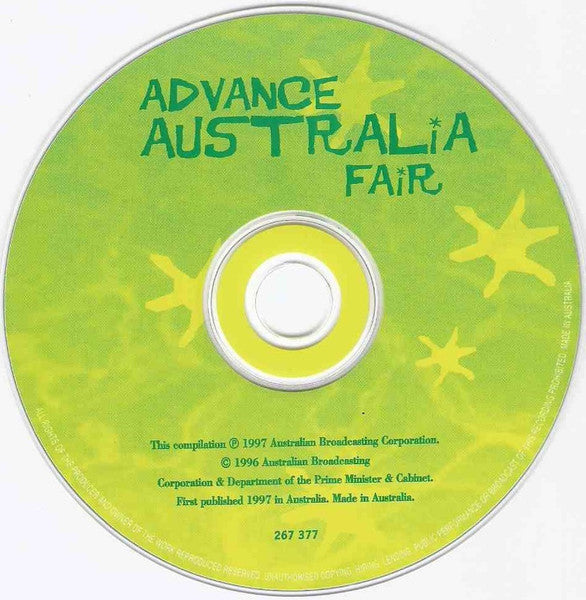 Various : Advance Australia Fair (CD)