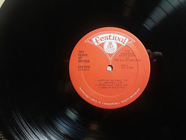 The Canadian Staff Band Of The Salvation Army : The Sound Of Britain (LP, Album)