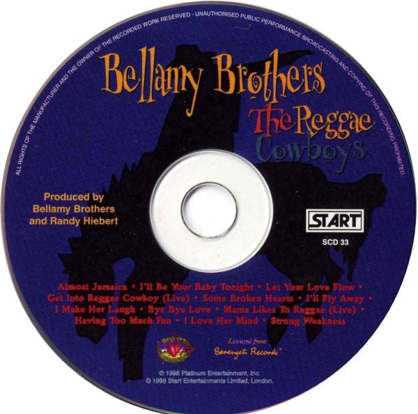 Bellamy Brothers : The Reggae Cowboys (CD, Album)