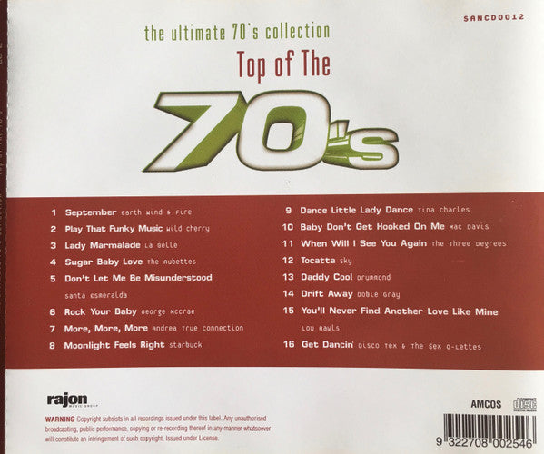 Various : The Ultimate 70's Collection - Top Of The 70's CD2 (CD, Album, Comp)