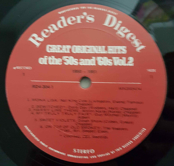 Various : Great Original Hits Of The '50s And '60s Vol.2 (8xLP, Comp + Box)