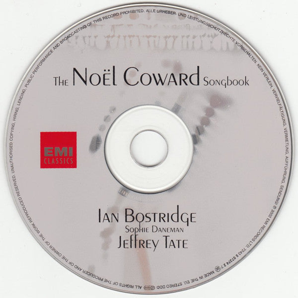 Ian Bostridge, Jeffrey Tate - Noël Coward : The Noël Coward Songbook (CD, Album)