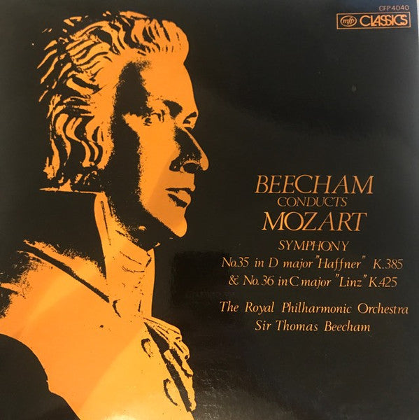 Wolfgang Amadeus Mozart, Royal Philharmonic Orchestra, Sir Thomas Beecham : Beecham Conducts Mozart (LP)