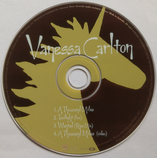 Vanessa Carlton : A Thousand Miles (CD, Single, Enh)