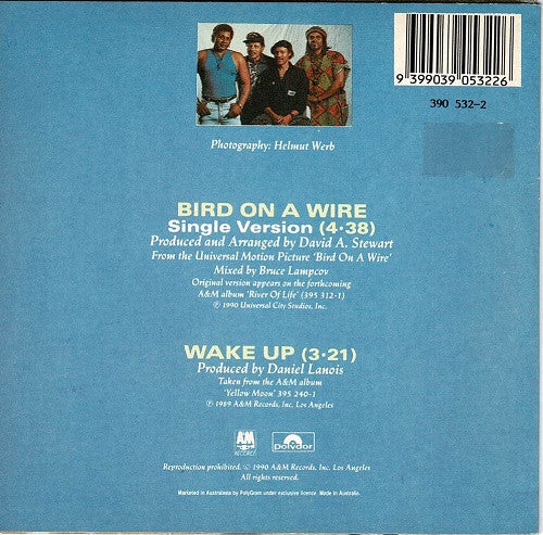 The Neville Brothers : Bird On A Wire (CD, Single)
