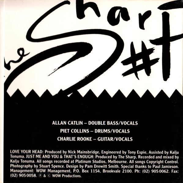 The Sharp : Love Your Head (CD, Single)