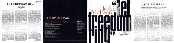 Jackie McLean : Let Freedom Ring (CD, Album, Copy Prot., RE, RM)