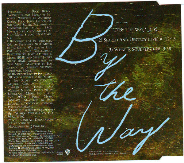 Red Hot Chili Peppers : By The Way (CD, Single, CD2)