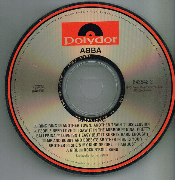 ABBA : Ring Ring (CD, Album, RE)