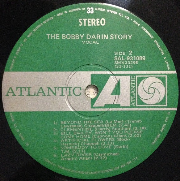 Bobby Darin : The Bobby Darin Story (LP, Comp, RE)