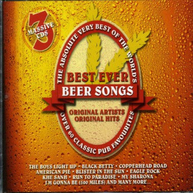 Various : The Absolute Very Best Of The World's Best Ever Beer Songs (3xCD, Comp)