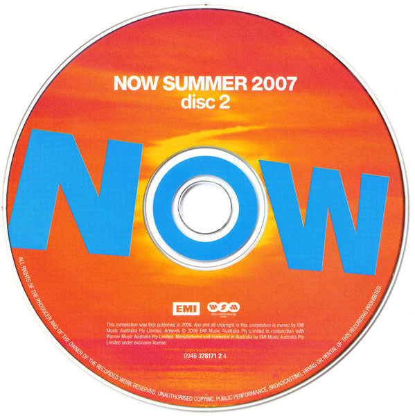 Various : Now Summer 2007 (2xCD, Comp)