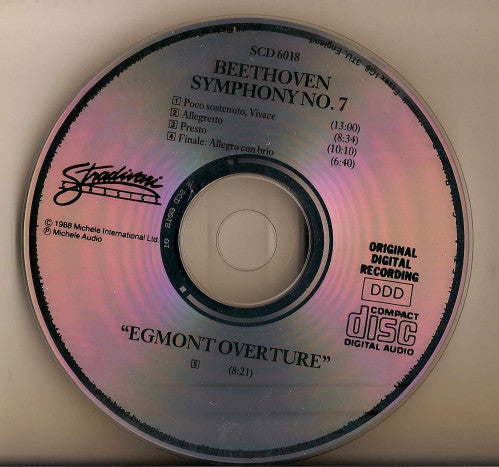 Ludwig van Beethoven, Alfred Scholz, Royal Philharmonic Orchestra : Symphony No. 7 "Egmont Overture" (CD)