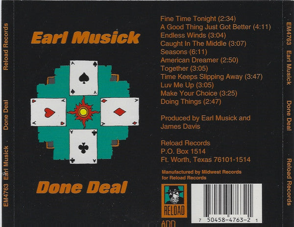 Earl Musick : Done Deal (CD, Album)