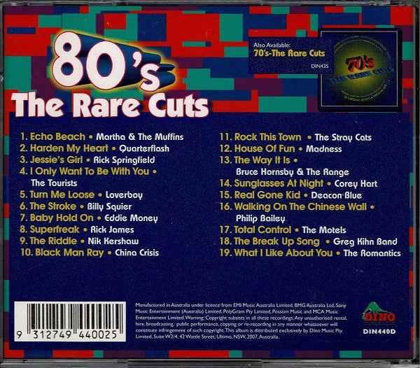 Various : 80's - The Rare Cuts (CD, Comp)