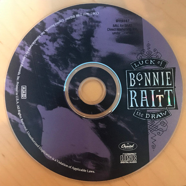 Bonnie Raitt : Luck Of The Draw (CD, Album, Club)