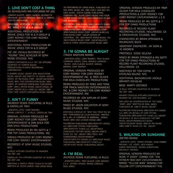 J.Lo* : J To Tha L-O! (The Remixes) (CD, Comp, RP)