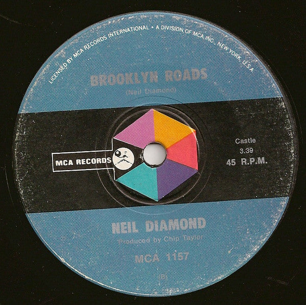 Neil Diamond : Solitary Man (7", Single)