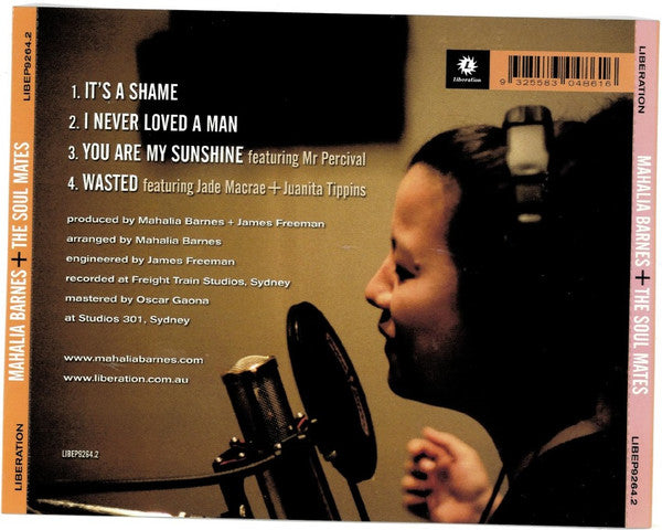 Mahalia Barnes + The Soul Mates (4) : Mahalia Barnes + The Soul Mates (CD, EP)