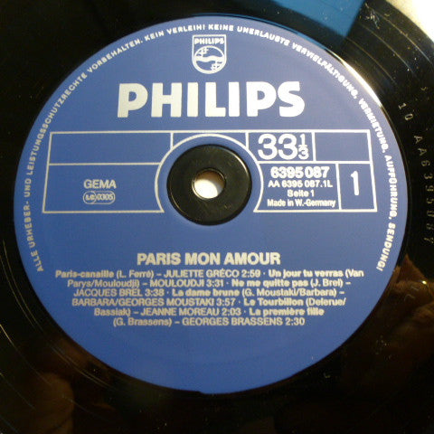 Various : Paris...Mon Amour! (2xLP, Comp)