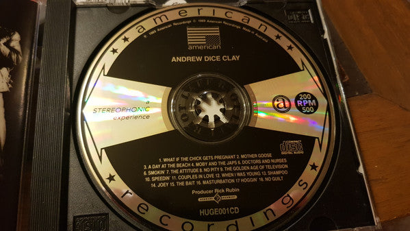 Andrew "Dice" Clay : Dice (CD, Album)