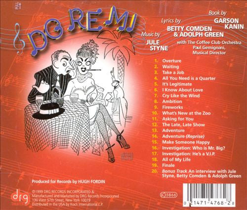 Various : Do Re Mi (1999 Original Cast Recording) (CD, Album)