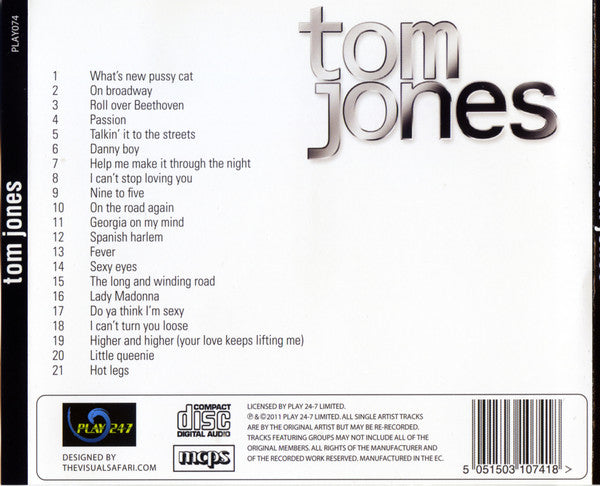 Tom Jones : Tom Jones (CD, Comp)