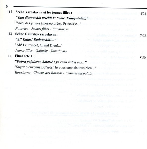 Alexander Borodin - Bolshoi Theatre Orchestra, Alexander Melik-Pashayev : Prince Igor (3xCD, RE, RM)