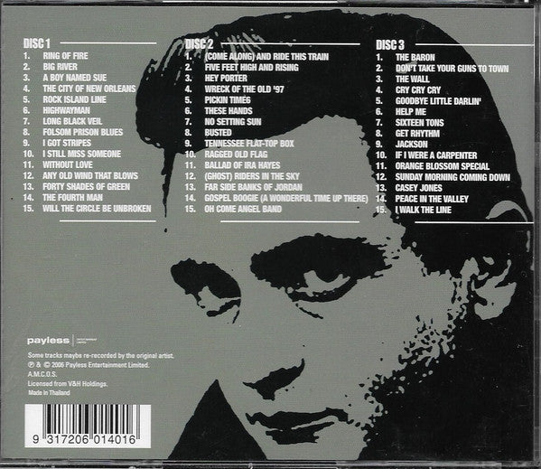 Johnny Cash : I Walk The Line (3xCD, Comp)