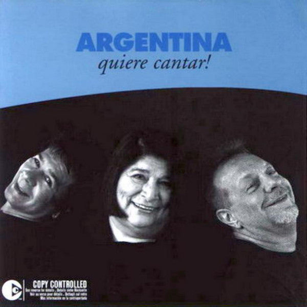 Mercedes Sosa, León Gieco, Víctor Heredia : Argentina Quiere Cantar! (CD, Album, Copy Prot.)