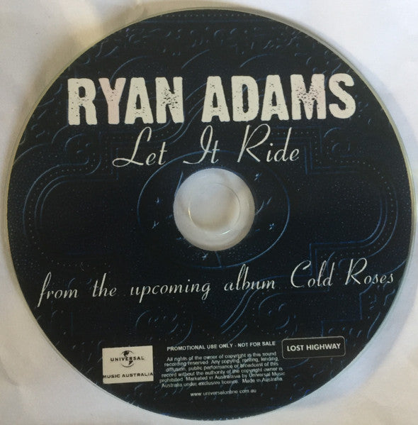 Ryan Adams & The Cardinals : Let It Ride (CD, Promo)