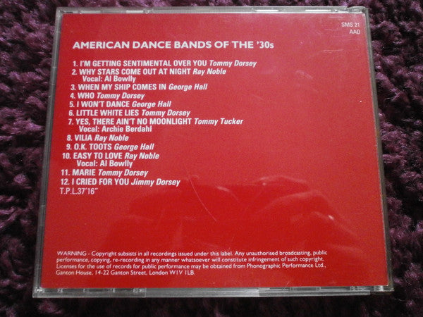 Various : American Dance Bands Of The 30's (CD, Comp)
